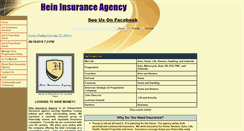 Desktop Screenshot of hein-insurance.com